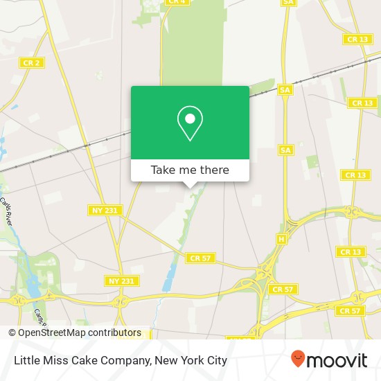 Mapa de Little Miss Cake Company