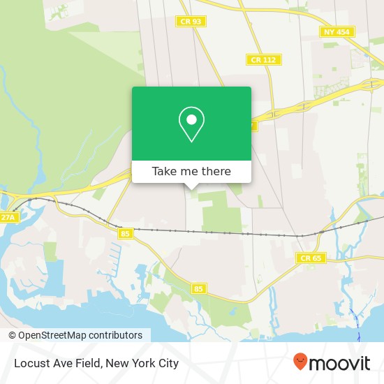 Locust Ave Field map