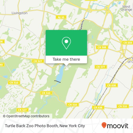 Turtle Back Zoo Photo Booth map