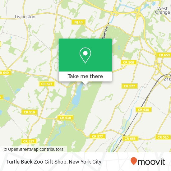 Turtle Back Zoo Gift Shop map