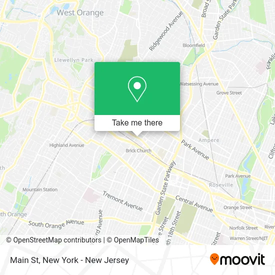 Main St map