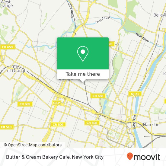 Mapa de Butter & Cream Bakery Cafe