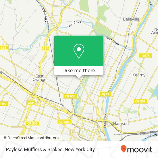 Mapa de Payless Mufflers & Brakes