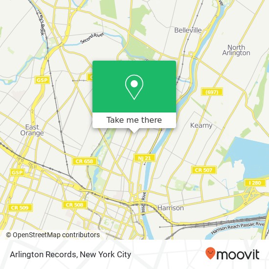 Arlington Records map