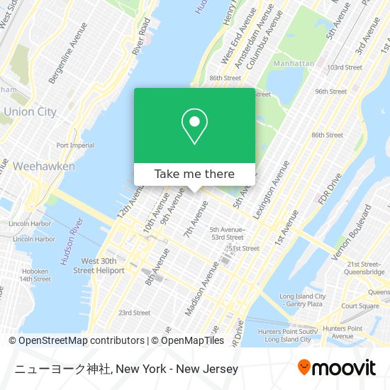 Mapa de ニューヨーク神社