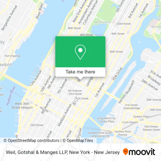 Weil, Gotshal & Manges LLP map
