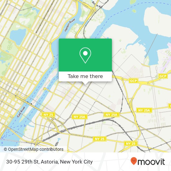 Mapa de 30-95 29th St, Astoria