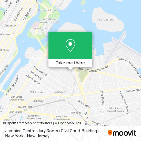 Jamaica Central Jury Room (Civil Court Building) map