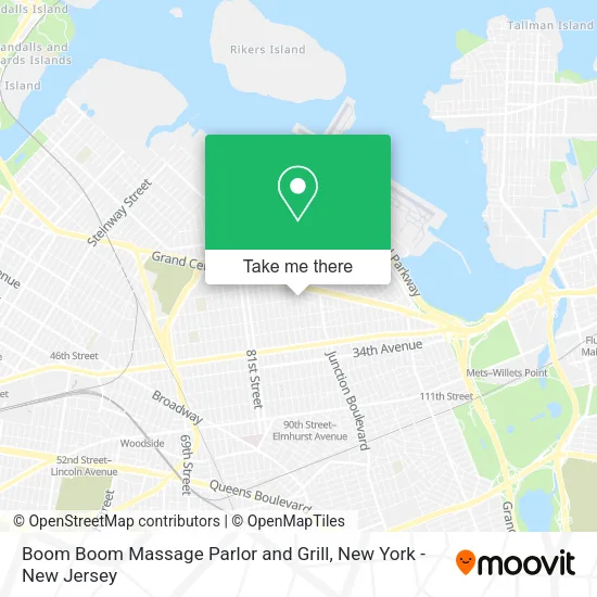 Mapa de Boom Boom Massage Parlor and Grill