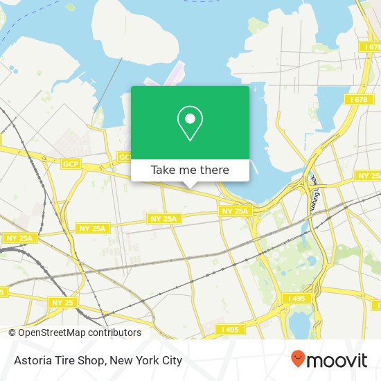 Astoria Tire Shop map