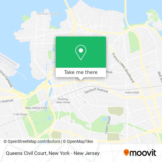 Queens Civil Court map