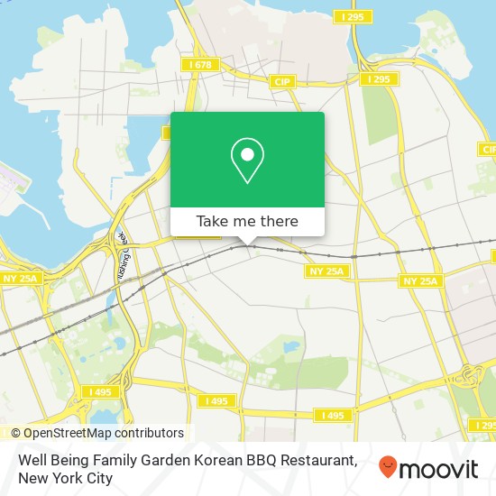 Mapa de Well Being Family Garden Korean BBQ Restaurant