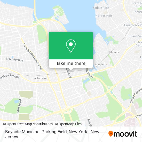 Bayside Municipal Parking Field map