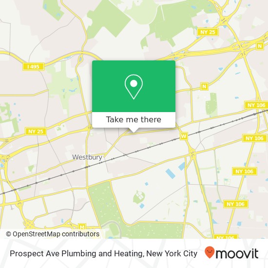 Prospect Ave Plumbing and Heating map