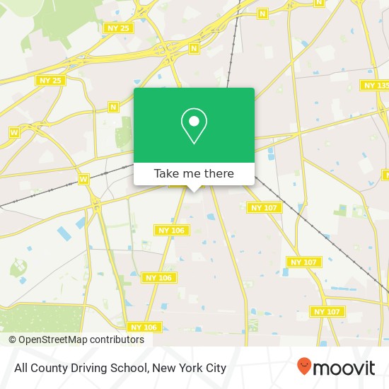 All County Driving School map