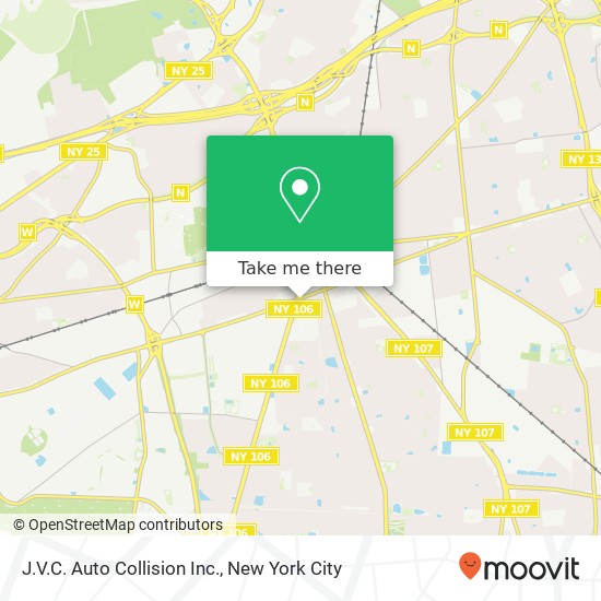 Mapa de J.V.C. Auto Collision Inc.