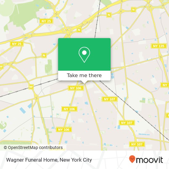 Wagner Funeral Home map