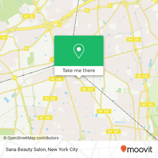 Sana Beauty Salon map