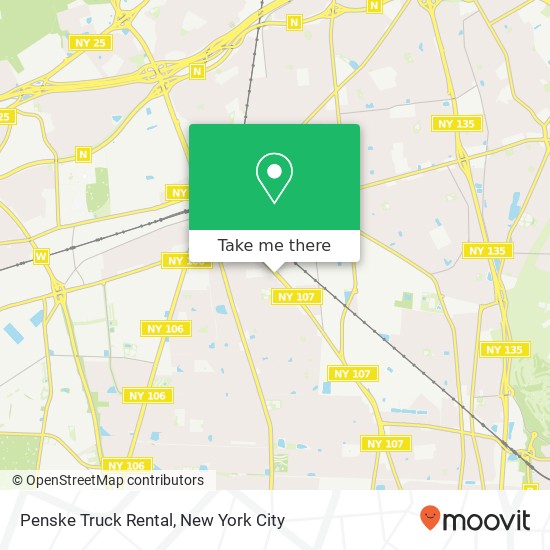 Mapa de Penske Truck Rental