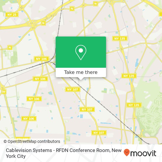 Cablevision Systems - RFDN Conference Room map