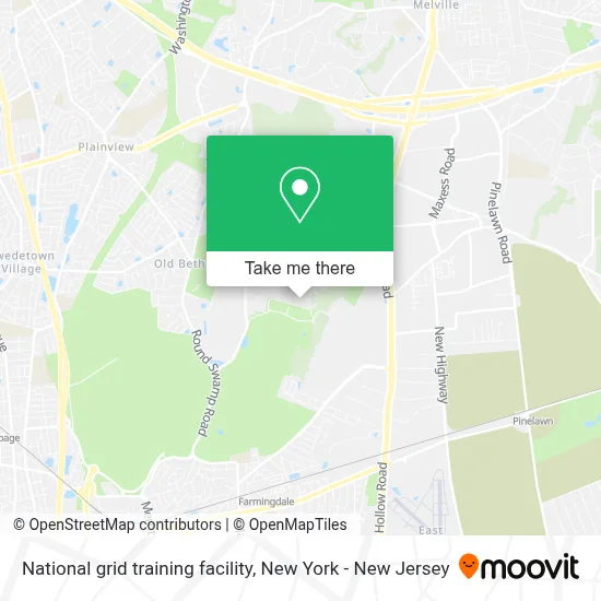 National grid training facility map