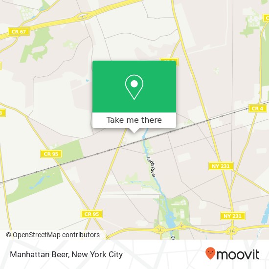 Mapa de Manhattan Beer