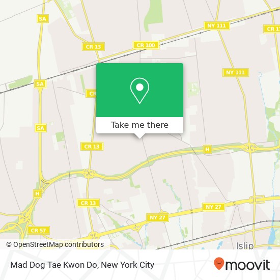 Mapa de Mad Dog Tae Kwon Do