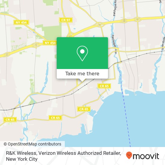 R&K Wireless, Verizon Wireless Authorized Retailer map