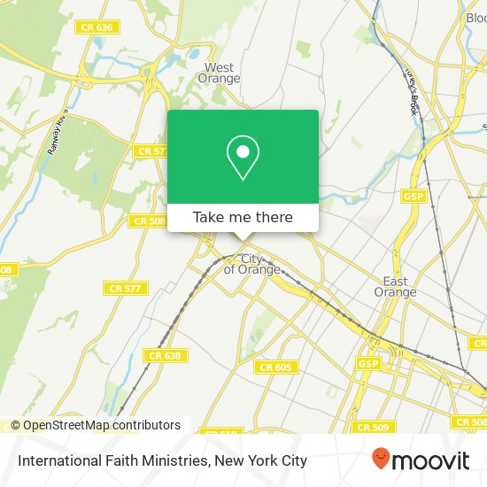 International Faith Ministries map