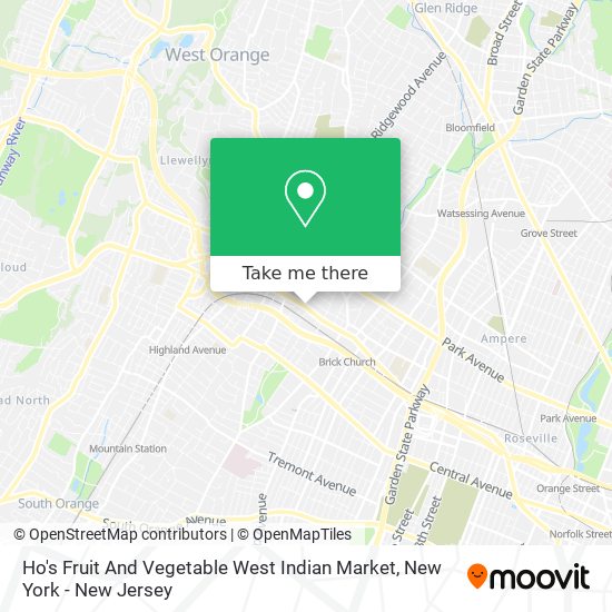 Ho's Fruit And Vegetable West Indian Market map