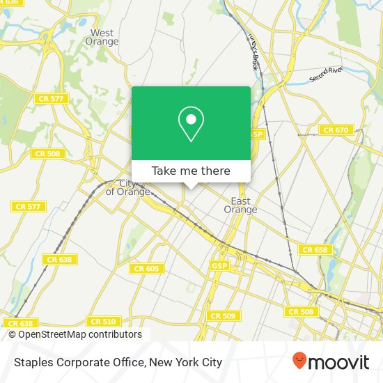 Staples Corporate Office map