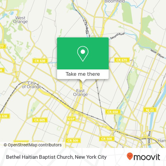 Mapa de Bethel Haitian Baptist Church