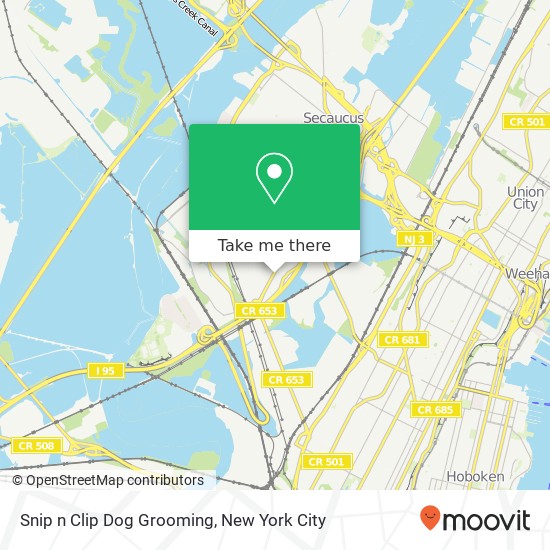 Snip n Clip Dog Grooming map