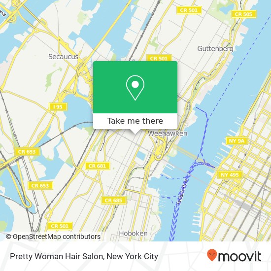 Pretty Woman Hair Salon map