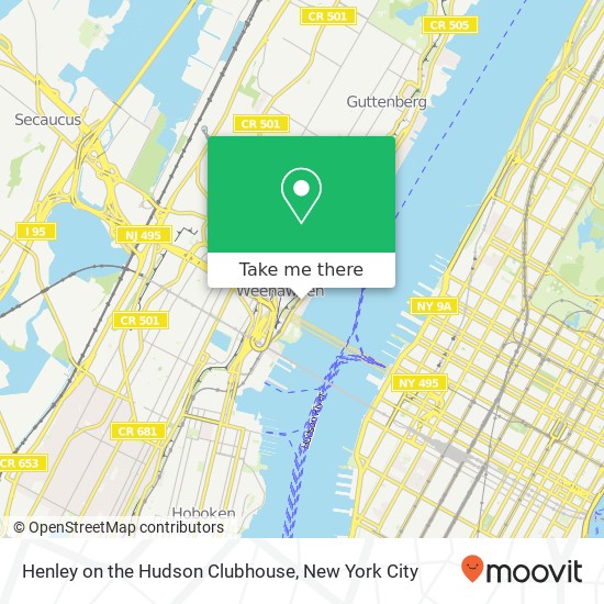 Henley on the Hudson Clubhouse map