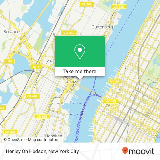 Henley On Hudson map
