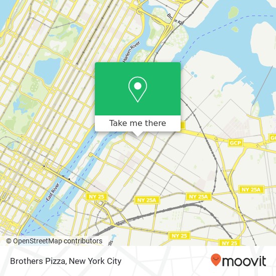 Brothers Pizza map