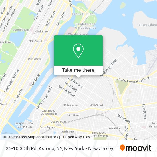 25-10 30th Rd, Astoria, NY map