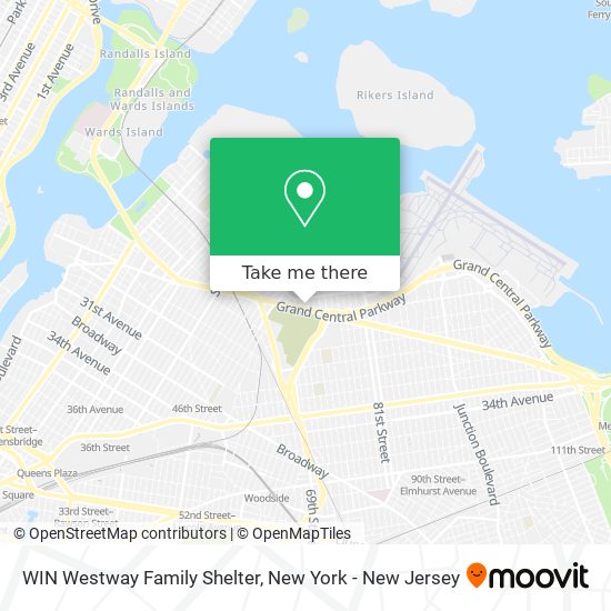 Mapa de WIN Westway Family Shelter