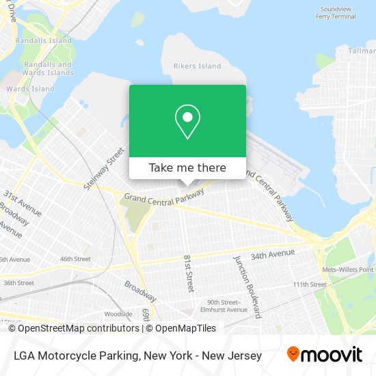 LGA Motorcycle Parking map