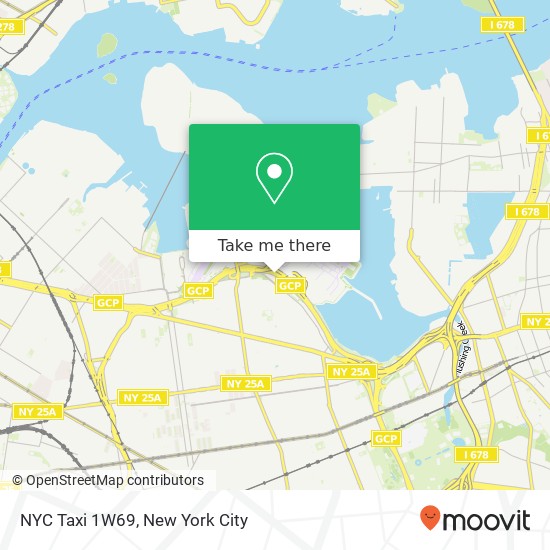 NYC Taxi 1W69 map