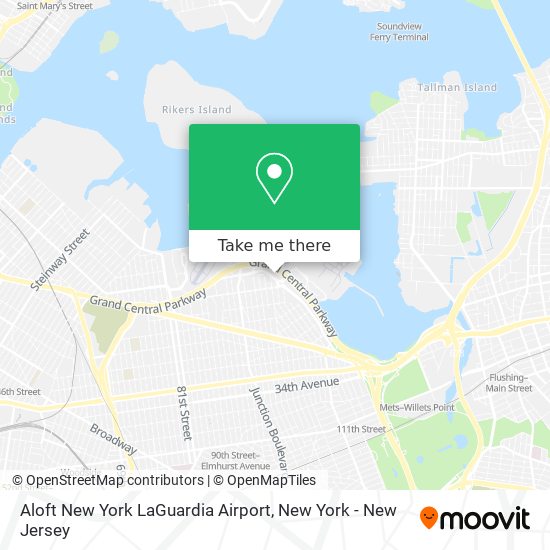 Aloft New York LaGuardia Airport map