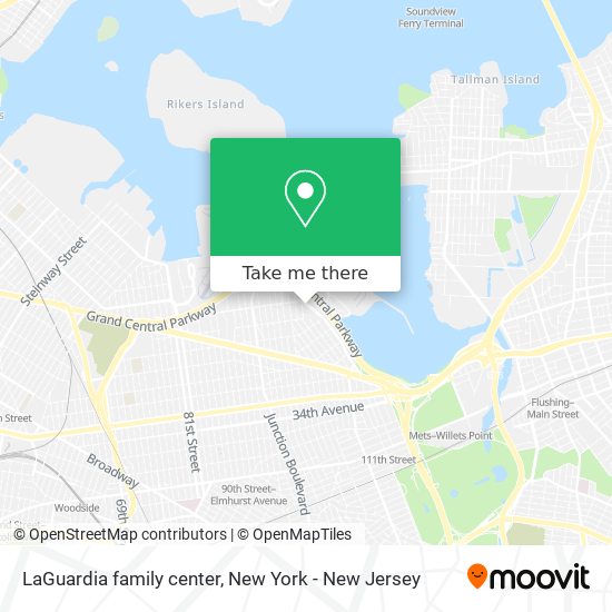 LaGuardia family center map