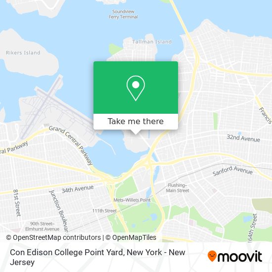 Con Edison College Point Yard map