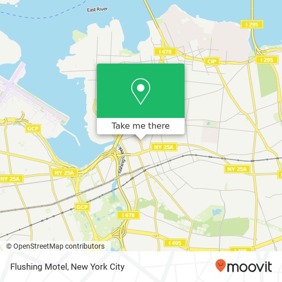 Mapa de Flushing Motel