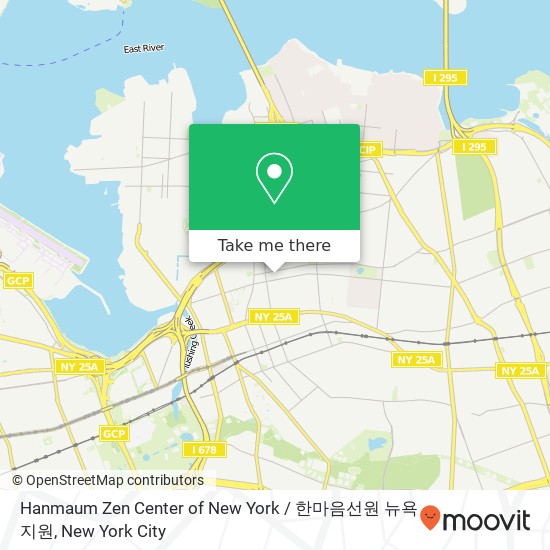 Hanmaum Zen Center of New York / 한마음선원 뉴욕 지원 map