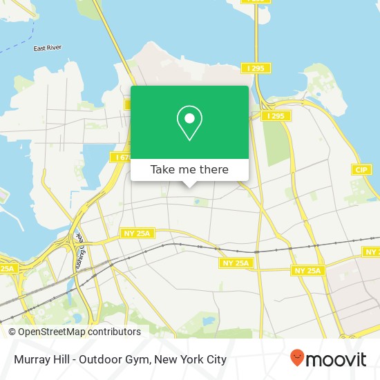 Mapa de Murray Hill - Outdoor Gym