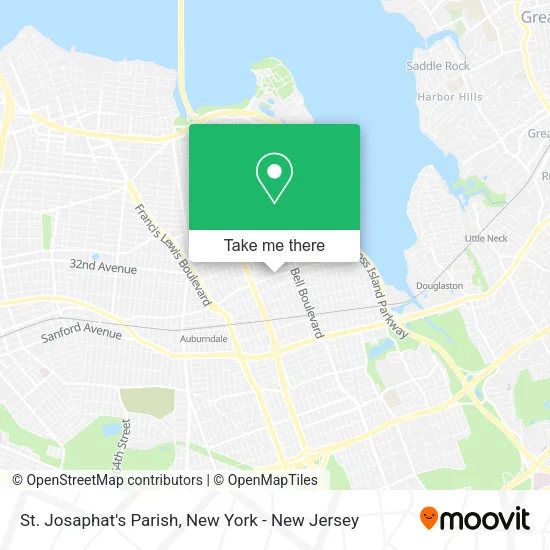 St. Josaphat's Parish map