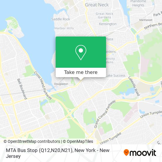 MTA Bus Stop (Q12,N20,N21) map