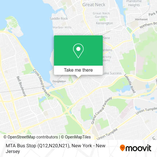 Mapa de MTA Bus Stop (Q12,N20,N21)